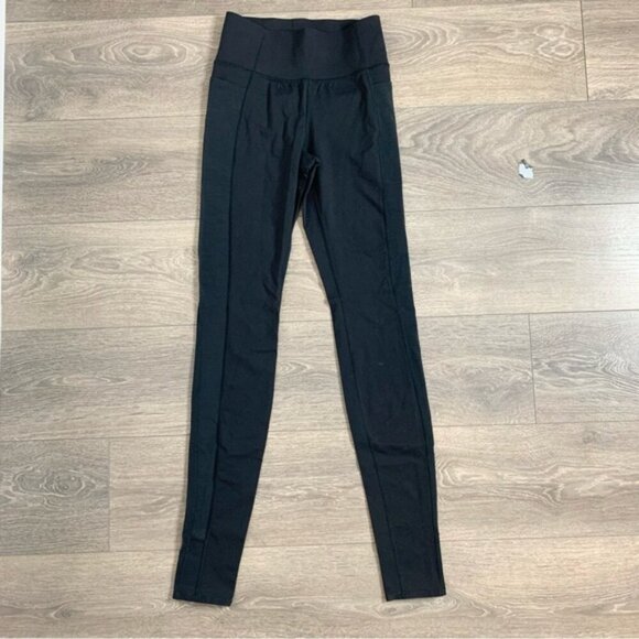 New Balance Stirrup Leggings High rise waist Pants Tights Black Size Small - Picture 3 of 15